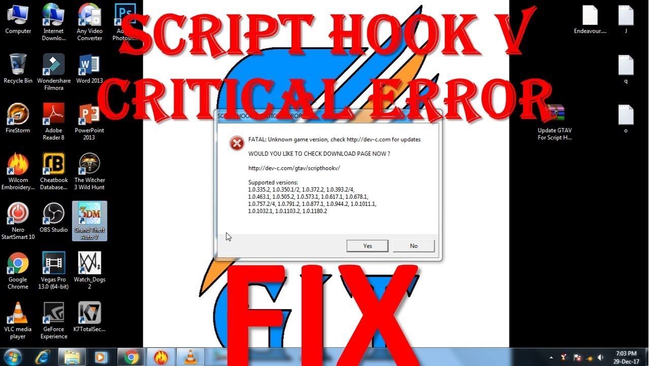 script hook critical error